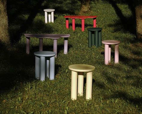 Купить Столик - табурет MON на 3-х ножках в интернет-магазине KUBI мебель