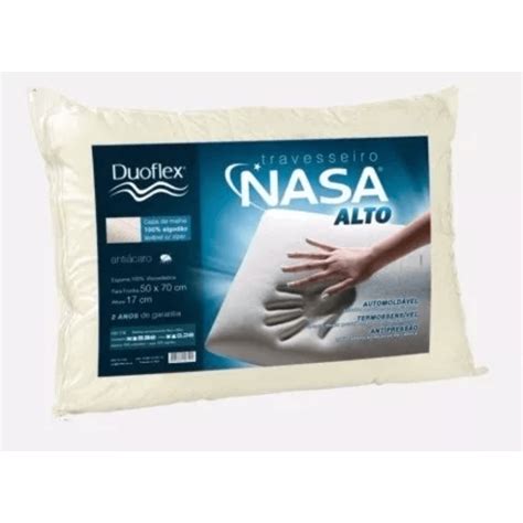 Melhor Travesseiro Nasa - Travesseiro Nasa Alto 17cm Altura Viscoelastico Duoflex