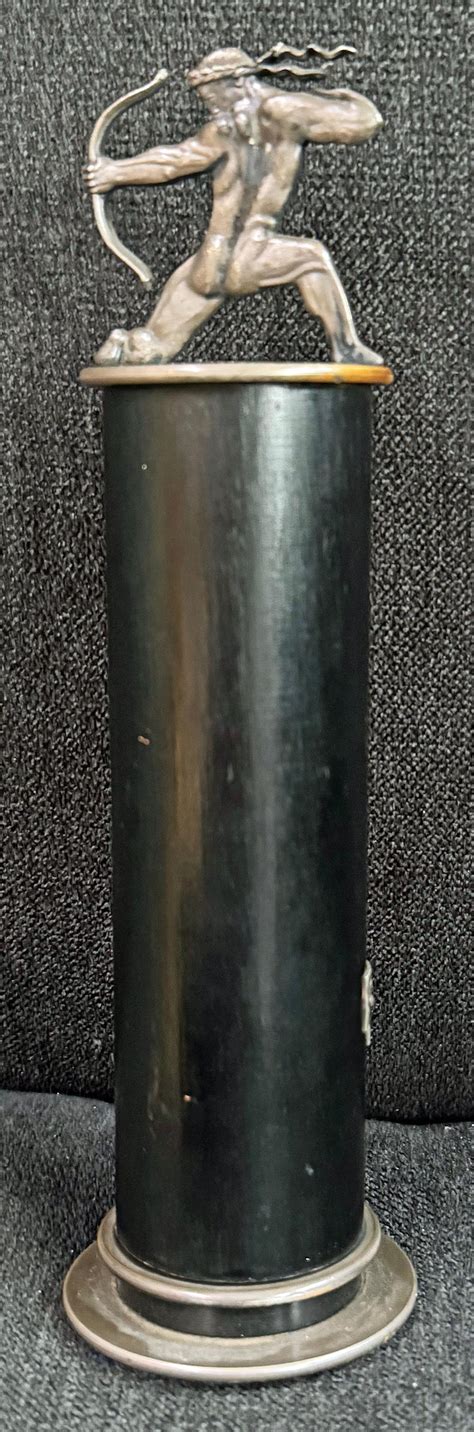 Archer Loosing His Arrow 1946 Archery Trophy With Male Nude Swedish Art Deco For Sale At 1stDibs