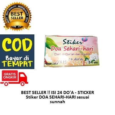 BEST SELLER ISI 24 DO A STICKER Stiker DOA SEHARI HARI Sesuai