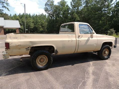 1984 Chevrolet Diesel 2 Door Regular Cab 4wd Military Pickup Truck