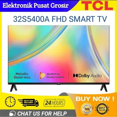 Jual TV TCL 32S5400A 32 INCH ANDROID TV DOLBY AUDIO FHD 32s5400A NEW ...
