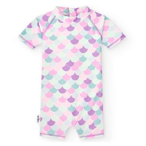 Macacão De Banho - Macacão de banho proteção UV Sereia 6-12 meses | AzorKids