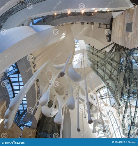 Interior Of Guggenheim Museum In Bilbao Editorial Photography - Image