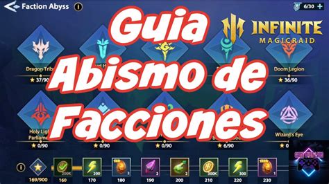 Infinite Magicraid Guia Abismo De Facciones Espanol Youtube