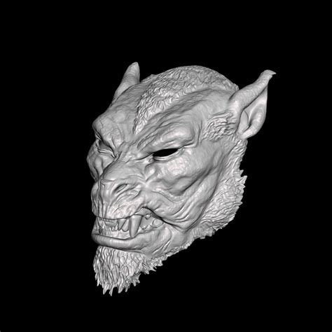 🐺 Underworld Lycan Werewolf Mask・Free 3D File for 3D printing・Cults