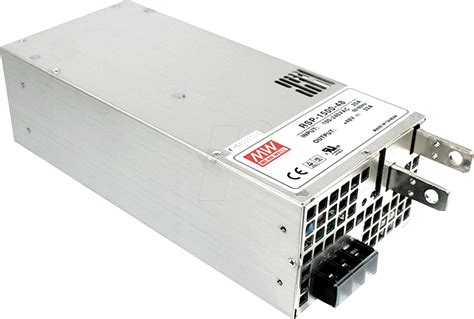 MW RSP-1500-5: switching power supply, PFC, 1512 W, 5 V - 240 A at ...
