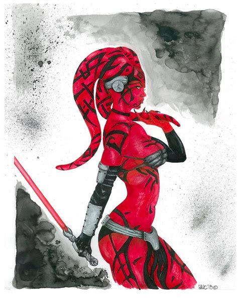 Darth Talon Star Wars Fan Art Print - Etsy