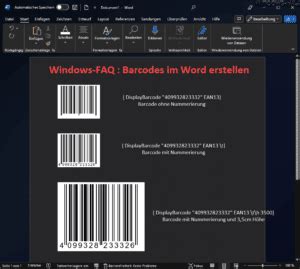 4 Ways To Scan, Create, And Print Barcodes From Microsoft Word