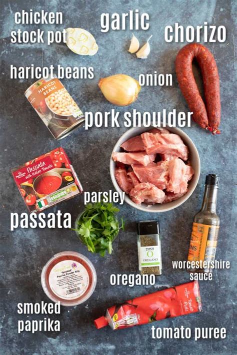 Easy Pork and Chorizo Stew - Effortless Foodie