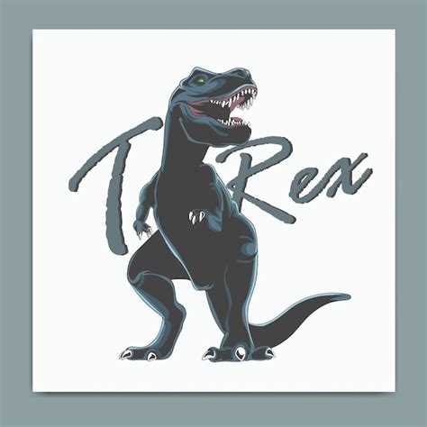 Tiranosaurio Rex Ilustraci N Vectorial De Dibujos Animados Vector