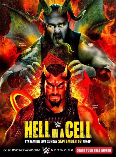 La Wwe Estrena Su Peor Afiche Del A O Para Promocionar Hell In A Cell