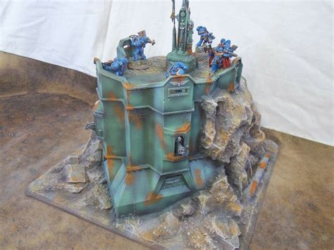 Warhammer 40k Bastion Outpost Centrepiece Terrain Scenery Ebay