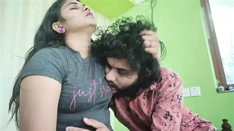 Vaishnavy Dominating Sharun Raj Hot Romance In Hotel Room Mallu Couple Hot Romance Girl