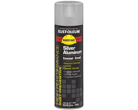 Rust Oleum® 15 Oz Enamel Spray Paint Silver Aluminum V2115838