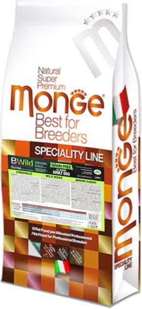 Сухой корм для собак Monge Dog Bwild Low Grain дикий кабан 15 кг ...