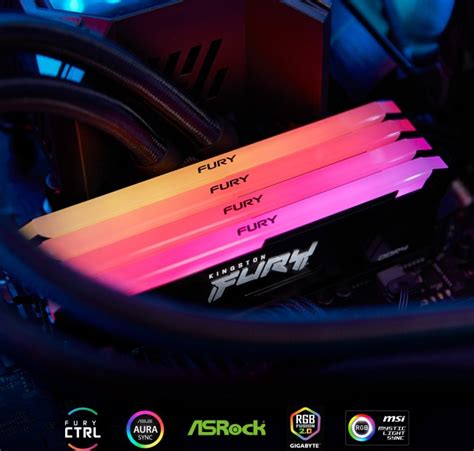 Kingston FURY Beast RGB DIMM 16GB, DDR4-3200, CL16-20-20 (KF432C16BB2A ...