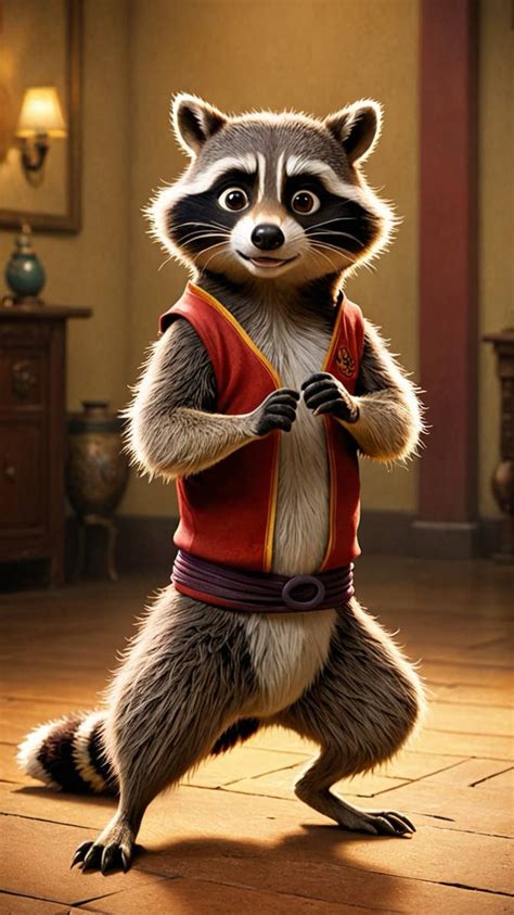 Kung Fu Raccoon By Rossouwpeter On Deviantart