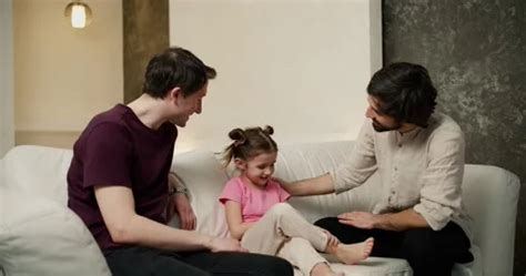 Male Gay Couple Or Uncle Sitting With Ta Stock Video Pond5