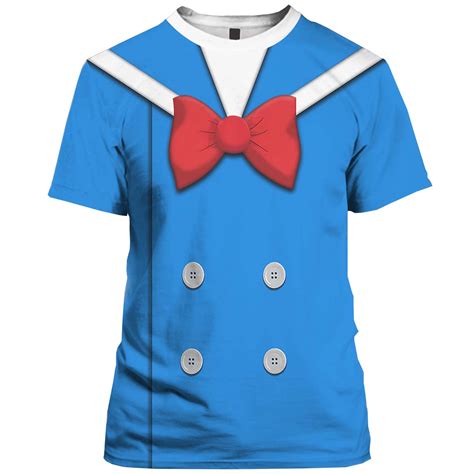 Donald Duck Halloween Cosplay Costume Shirt - Nouvette