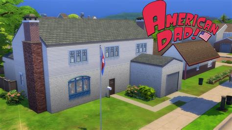 Американский папаша в Thesims 4 American Dad House Speedbuild