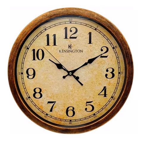 Reloj Pared Mural Redondo 40cm Pvc Retro MercadoLibre