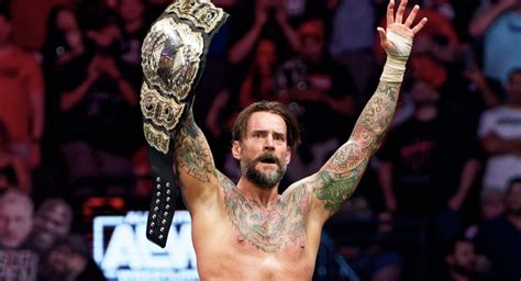 Cm Punk Comments On Botched Move During Aew World Title Match At Double