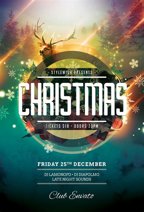 Christmas Flyer Template Behance