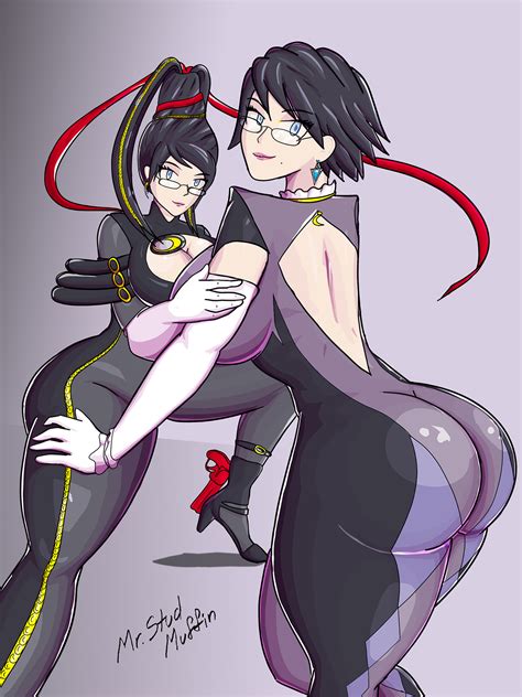 Thicc Bayonetta X Bayonetta Full Clothed Version By Mrstudmuffin Hentai Foundry