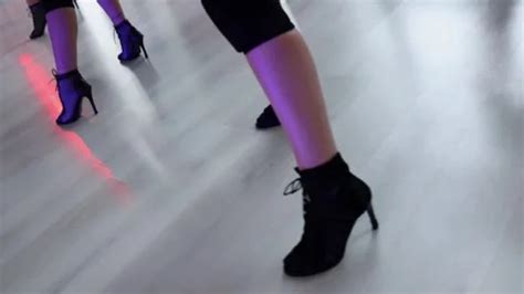 Close Up Blonde Girl Dancing In A Dance Stock Video Pond5