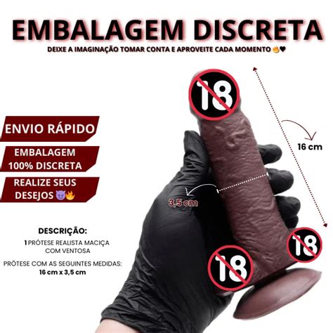 Penis Prótese Peniana De Borracha Maciça Pinto De x cm Ventosa Dildo de Borracha