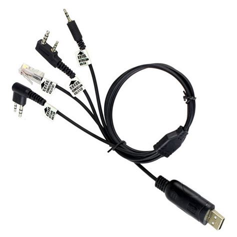 4 in 1 USB Program Programming Cable Adapter for Walkie Talkie KENWOOD – Walkie-Talkie Accessories