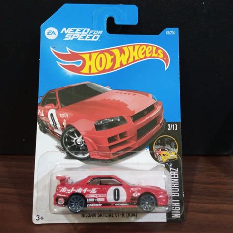 Jual Hot Wheels Nissan Skyline GT R R34 Shopee Indonesia