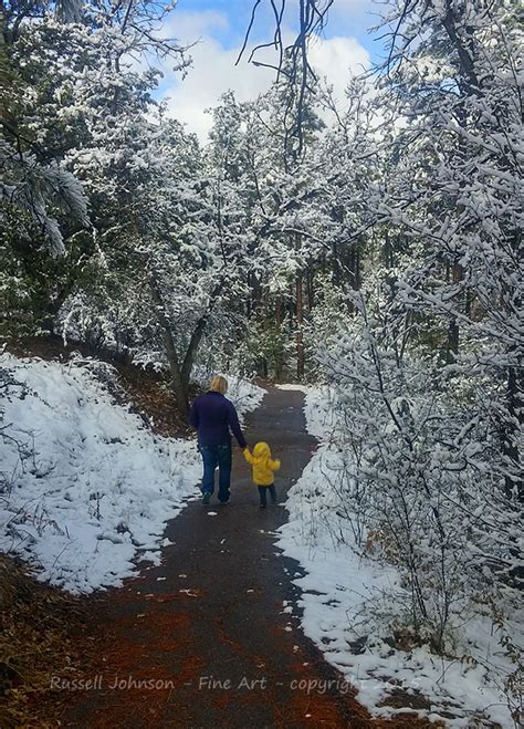 Snow At Thumb Butte Prescott Az Russell Johnson