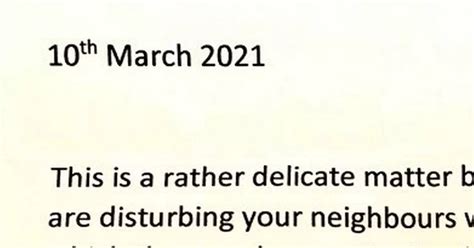 Woman Baffled After Neighbour Makes Sex Noise Complaint As She Recovers From Surgery Mirror