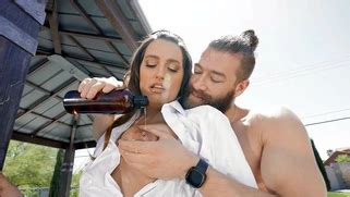 Nolina Nyx Gets Her Big Natural Tits Oiled By Xander Corvus Porn