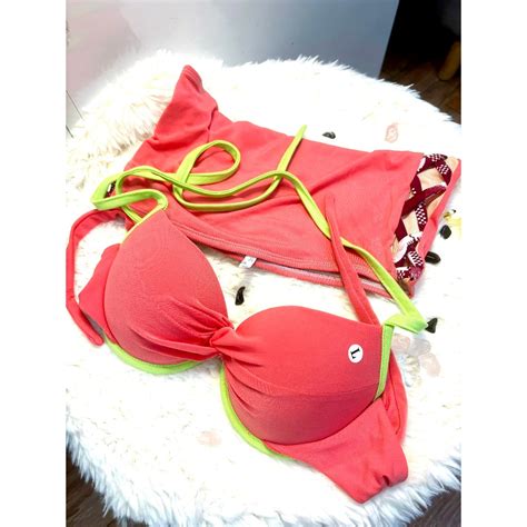 Two Piece Bikini Lovely Women S Beach Swimsuit High Quality Materials Padded Women S Big