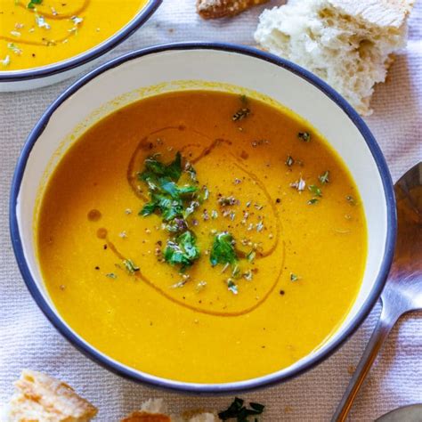 Roasted Carrot Soup Recipe Happy Foods Tube