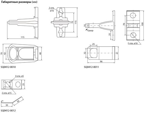Кронштейн анкерный КАМ-1500.1 (CA 1500.1, SO 253, CS 10.3) TDM — bp-electro
