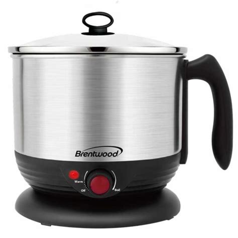Brentwood Stainless Steel Quart Cordless Electric Hot Pot Cooker One Size Fred Meyer
