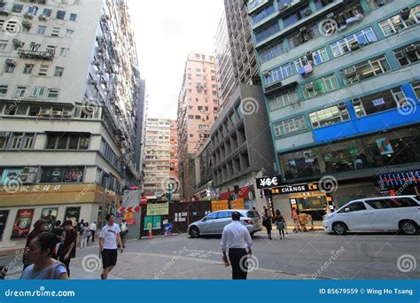 Tsim Sha Tsui Street View In Hong Kong Editorial Stock Image Image Of