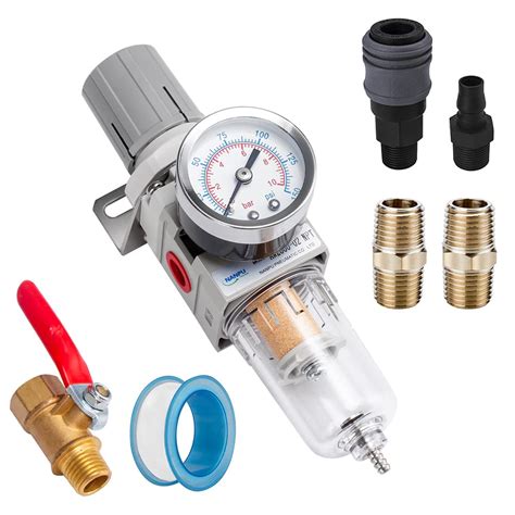 Buy Nanpu Npt Compressed Air Filter Regulator Combo Piggyback