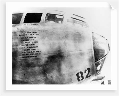 Nose Of Enola Gay B 29 Posters Prints By Anonymous