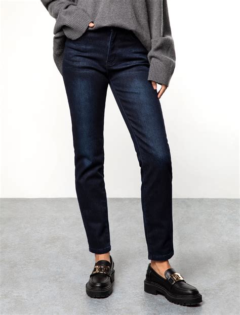 Джинсы-skinny из эластичного денима на ФЛИСЕ. Vilatte