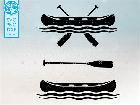 Svg Canoe Svg Canoeing Svg Boat Svg Boat And Paddles Svg Etsy