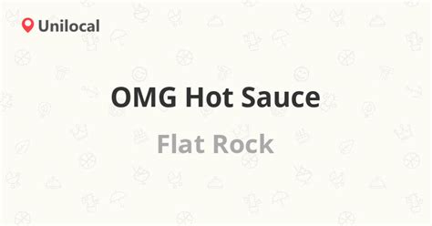 Omg Hot Sauce Flat Rock Review And Phone Number