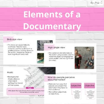 documentary analyzing documentaries elements