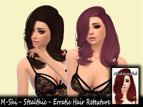 The Sims Resource M Shi Stealthic Erratic Hair Retexture Mesh Needed