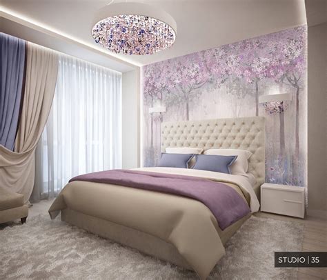 Сиреневая кровать в интерьере (57 фото) - красивые картинки и HD фото