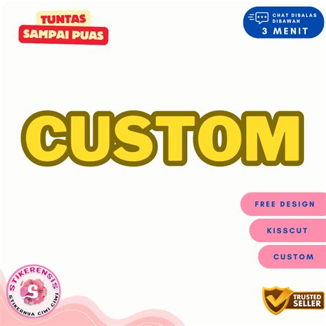 jual custom cetak stiker ukuran besar cutting sticker custom shopee